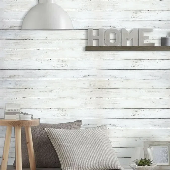 Selbst kleber Holzstruktur-Dekorationswallpaper